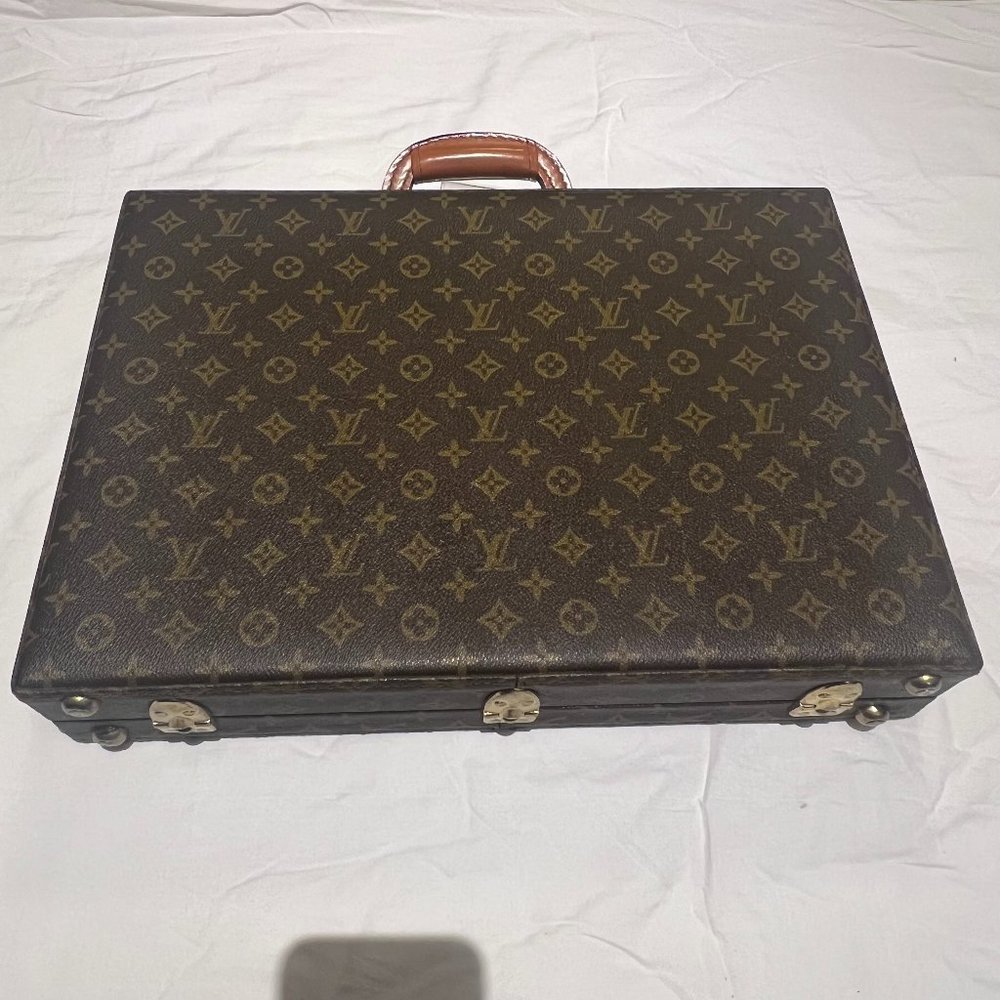 LOUIS VITTON VINTAGE MONOGRAM BRIEF CASE